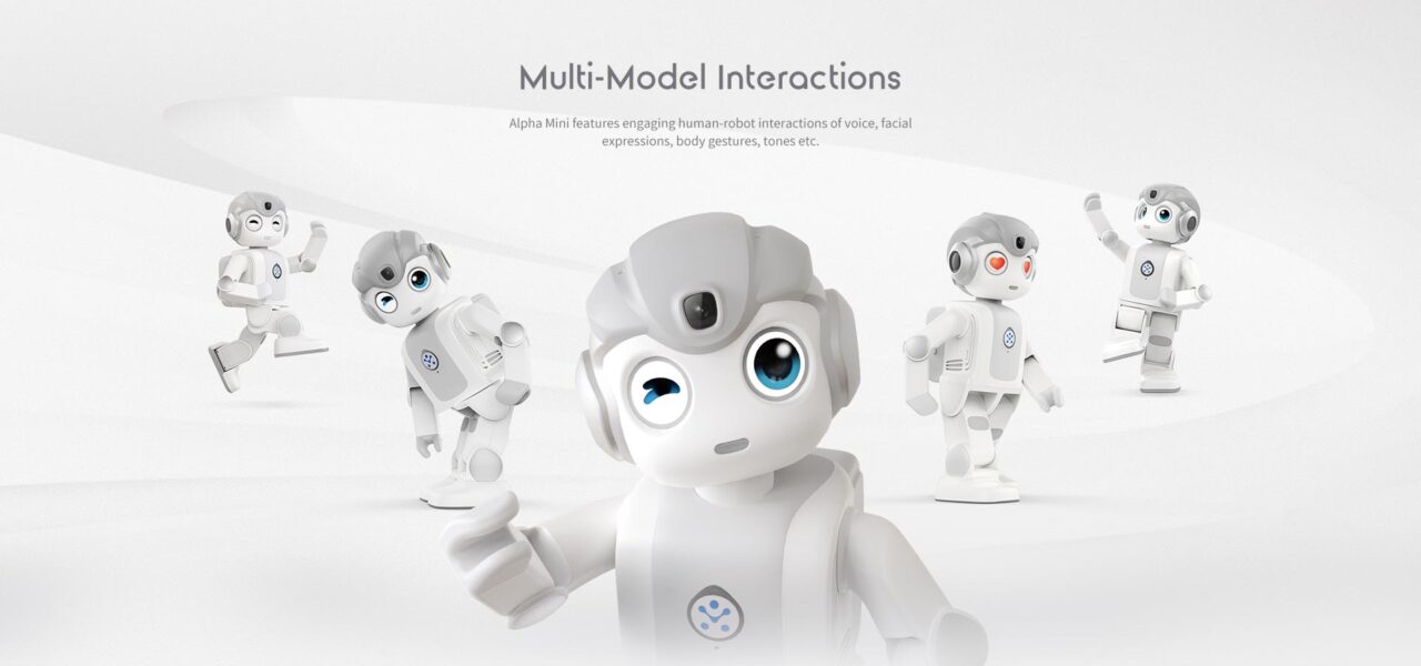 Alpha Mini - Robot umanoid cu inteligenta artificiala - SmartRobot
